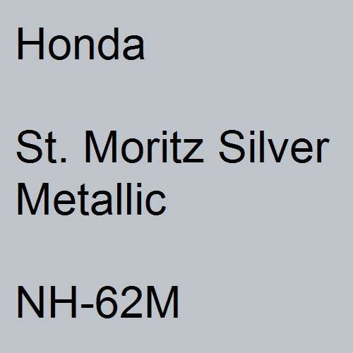 Honda, St. Moritz Silver Metallic, NH-62M.